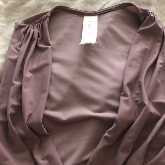 Mauve Dress Made in Los Angeles - Picture 2 of 3